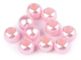 Koraliki perły akrylowe z dużym otworem 14x11mm