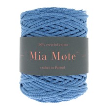 MiaMote™ Extra Lush Line sznurek bawełniany blue rhodisite 7mm ~100mb