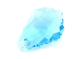 Swarovski baroque pendants aquamarine 16x11mm 1szt