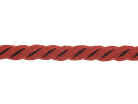Sznurek Skręcany Wiskozowy Bordowy 5mm 1m