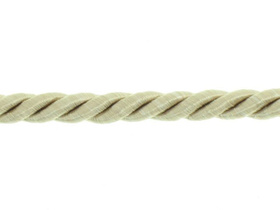 Sznurek Skręcany Wiskozowy Piasek 5mm 1m