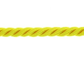 Sznurek Skręcany Wiskozowy Żółty 5mm 1m